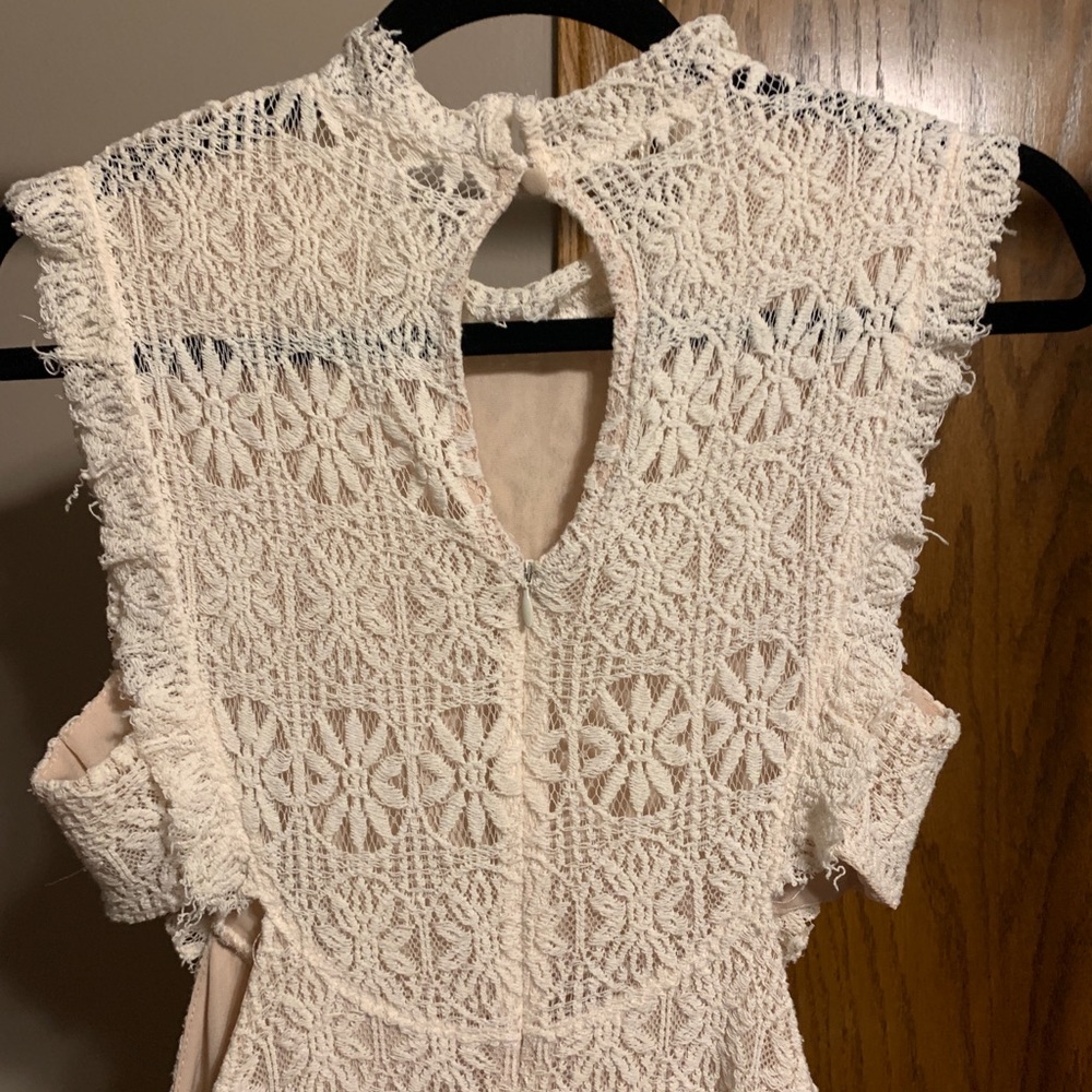 BP Cream Lace Mini Dress - Picture 3 of 4